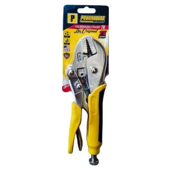 Powerhouse Vise Grip Straight Locking Pliers | Powerhouse by KHM Megatools Corp. Powerhouse Vise Grip Straight Locking Pliers | Powerhouse by KHM Megatools Corp.